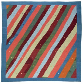 Kilim Tappeto 310x310 (Iran) Tessuto A Mano
