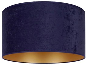 Duolla - Plafoniera ROLLER 1xE27/15W/230V diametro 40 cm blu/oro