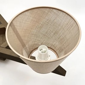 Brilagi - Lampadario LED ANTHONY 5xE14/40W/230V rovere noce