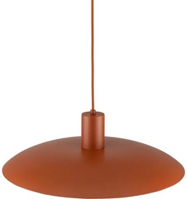 Lampadario a sospensione con filo ASTRA 1xE27/15W/230V diametro 41 cm color mattone