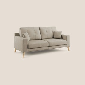 Danish divano moderno in tessuto morbido impermeabile T02 beige 206 cm