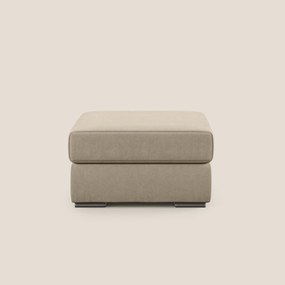 Sun pouf apribile contenitore in microfibra smacchiabile T11 tortora