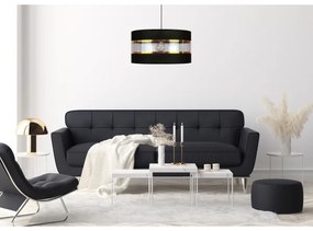 Lampadario a sospensione con filo LIND 1xE27/60W/230V nero