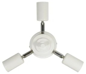 Duolla - Plafoniera YUTE BOHO 3xE27/15W/230V diametro 60 cm marrone/color crema