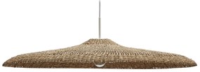 Kave Home - Paralume per lampada da soffitto Cruilles in fibre naturali finitura naturale Ã˜ 100 cm