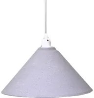 Lampadario in metallo vintage bianco/grigio con attacco cm 38,5xh26