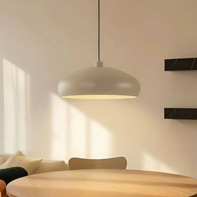 Lampada a sospensione Elover Lindby, dimmerabile, Crema / Ambra, Soggiorno / Sala da pranzo, Metallo, Moderno, Lampada a sospensione