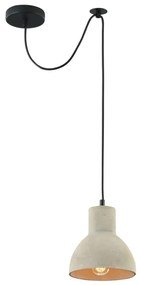 Maytoni T434-PL-01-GR - Lampadario a sospensione con filo BRONI 1xE27/60W/230V diametro 16 cm grigio