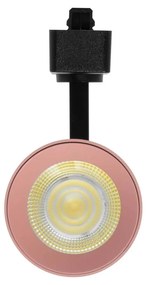 Faro LED 30W Monofase Rosa CRI92 CCT Bianco Variabile 38° Bridgelux LED Colore Bianco Variabile CCT