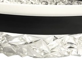 Lampadario a plafone LED dimmerabile LED/86W/230V 3000-6500K nero + telecomando