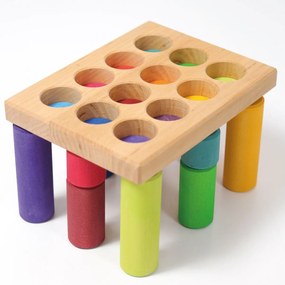 Grimm's - Gioco da impilare - Piccoli rulli arcobaleno