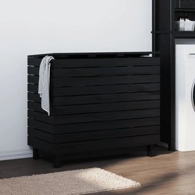 Cesto Per Bucato 88,5x44x76 Cm Legno Massello Pino /