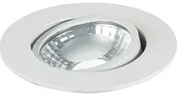 Incasso LED ORIONE rotondo in alluminio bianco orientabile 6W 4000K (luce naturale) 8,7x5,7 cm..