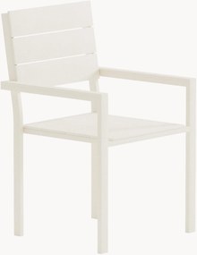 Set di 2 sedie da pranzo da giardino impilabili con braccioli Levels