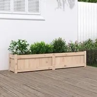 Fioriera da Giardino 150x31x31 cm in Legno Massello di Pino 837474