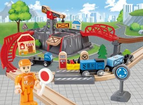 Set costruzioni ferroviarie - 50 pezzi