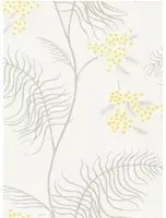 Cole & Son Carta da parati Mimosa - Creme/ Grau/ Gelb