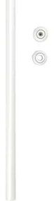 Asta telescopica bianca per tende da doccia, lunghezza 110 - 185 cm - Wenko