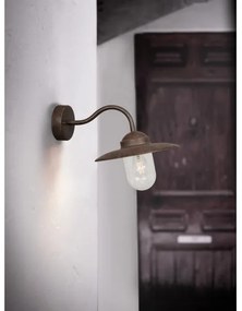 Nordlux - Applique da esterno LUXEMBOURG 1xE27/60W/230V IP54 marrone/patina