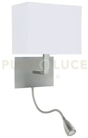 Applique da parete per hotel con luce di lettura a led - metallo ar...