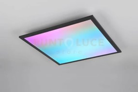 Beta plafoniera led 18w 2000lm, 2700 - 6500k quadrata bordo nero a...