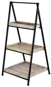 LEVELY - libreria industrial in legno e acciaio