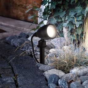 Eglo 31028 - Set 3x lampade LED RGBW da esterno NEMA-C 1xGU10/5W/230V IP44 nere + telecomando