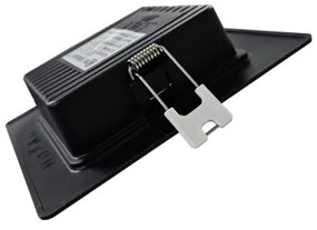 Lampada LED da incasso SQUARE LED/3W/230V 4000K 9x9 cm nero