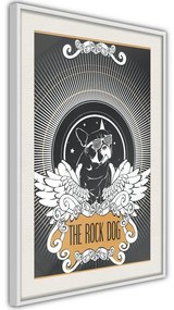 Poster  Cool Bulldog  Cornice Quadri Cornice nera con pass-partout, Larghezza x Altezza Home decor 30x45