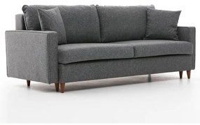 Divano letto grigio scuro 210 cm Eva - Balcab Home