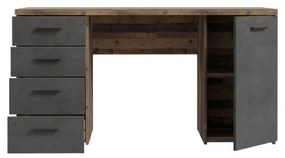 Scrivania ARENO marrone/grafite