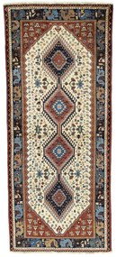 Shiraz Tappeto 200x80 Beige (Iran) Annodato A Mano