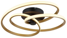 Globo 67183-40G - Lampadario a plafone LED GLYXAR LED/40W/230V oro/nero