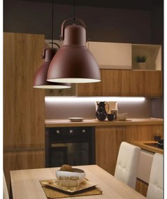 Lampadario Industriale Legend bronzo paralume bronzo E27 LUCE AMBIENTE DESIGN