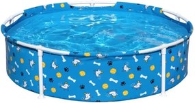 Bestway - Piscina per Animali Fetchin' Fun (122x30,5 cm) Art. 561KM Piscina per Animali Fetchin' Fun (122x30,5 cm) Art. 561KM - Confezione Da 1 Pezzo
