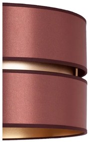 Duolla - Lampadario a sospensione con filo DUO 1xE27/15W/230V diametro 40 cm bordeaux/oro