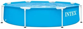 Intex - Piscina con Telaio in Metallo Metal Frame 244x51 cm