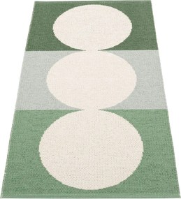 Tappeto da interno/esterno verde/color crema 70x140 cm Otto Herb – Pappelina