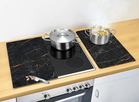 Set di copri fornelli in vetro temperato 2 pz 30x52 cm Marble – Allstar