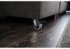 Divano angolare grigio scuro (angolo sinistro) Manama - Balcab Home