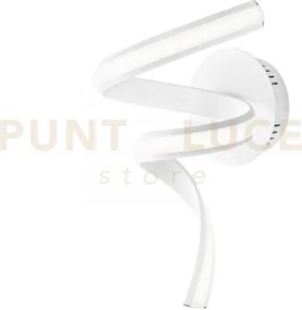 Applique a parete led mystral bianca 15w 2530lm cct 3000k 4000k 23x...