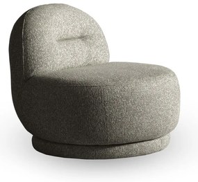 Poltrona grigia/marrone Ovo – Miuform