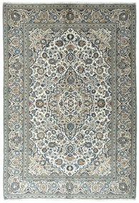 Kashan Tappeto 200x290 Beige (Iran) Annodato A Mano