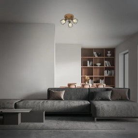 Brilo - Faretto VINTAGE 3xE27/25W/230V