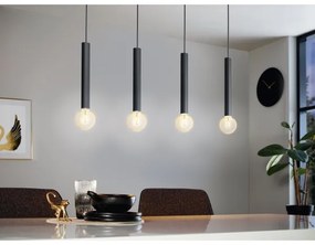 Eglo 98057 - Lampadario a sospensione con filo CORTENOVA 4xE27/60W/230V