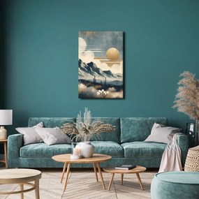 Quadro su tela – Deserto sotto sole dorato
