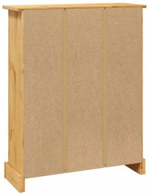 Libreria a 3 Ripiani Pino Messicano Corona Range 81x29x100 cm