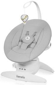 Lionelo - Dondolo per bambini con melodia IRIS Grey Concrete
