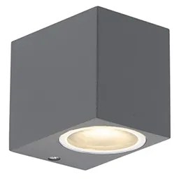 Lampada da parete intelligente nera con WiFi GU10 IP44 - Baleno