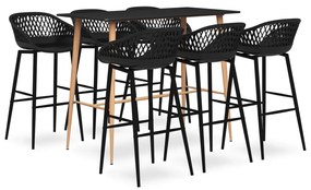 Set Da Bar 7 Pz Nero /